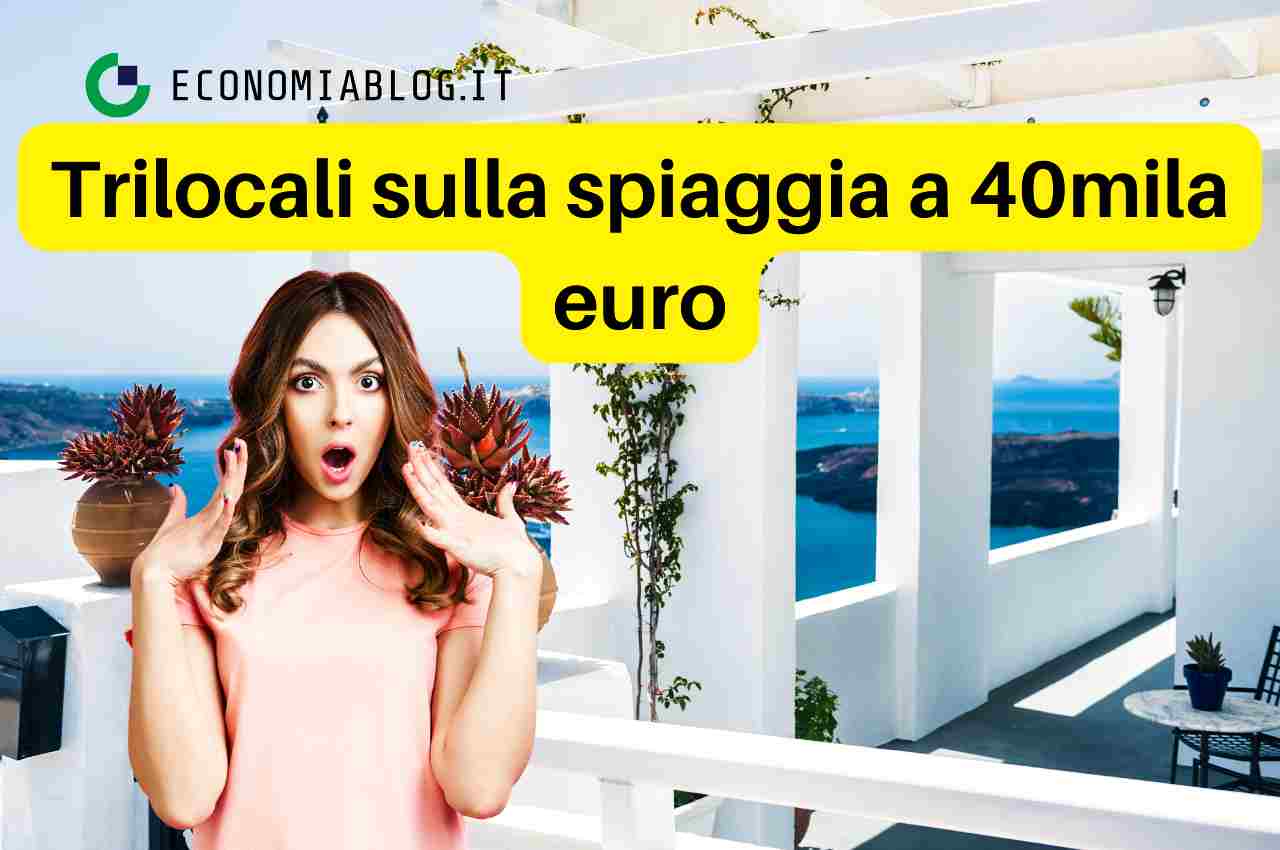 Trilocali sulla spiaggia a 40mila euro