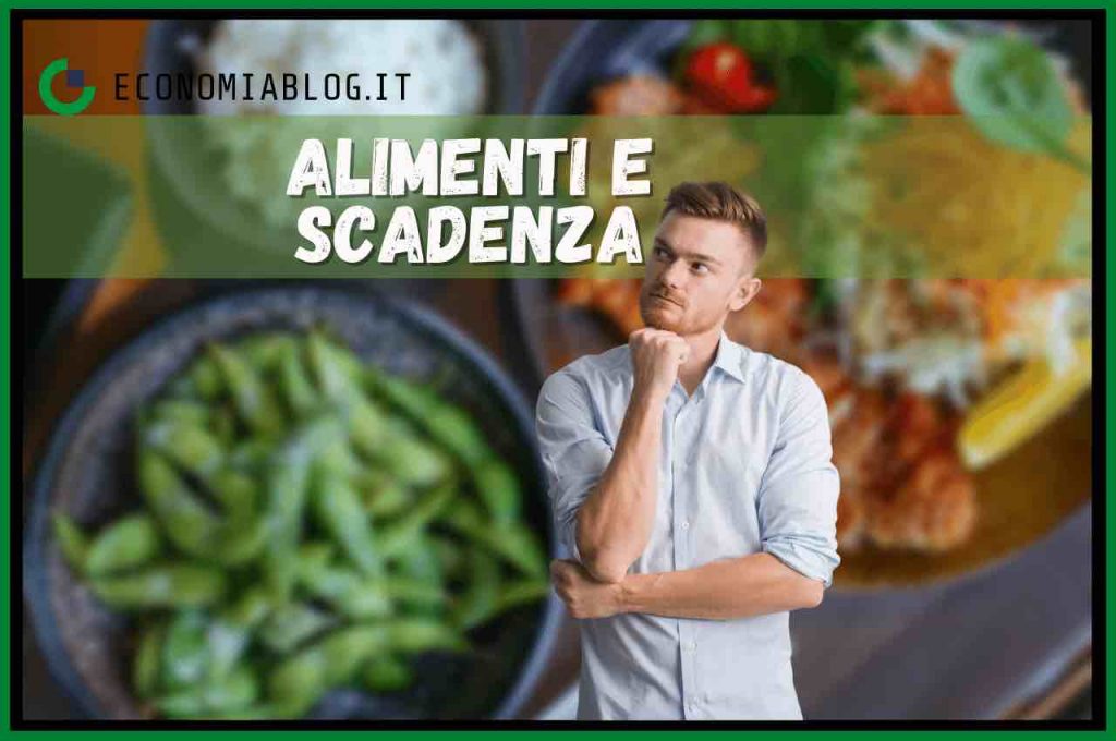 Uomo dubbioso e alimenti