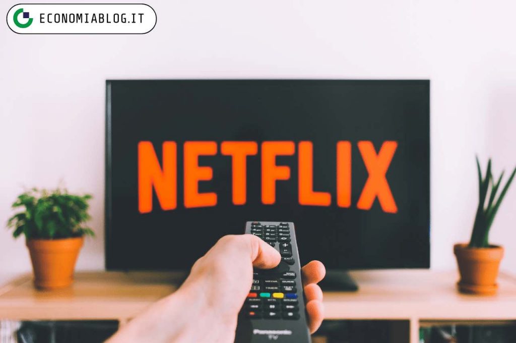 Tv con netflix e telecomando